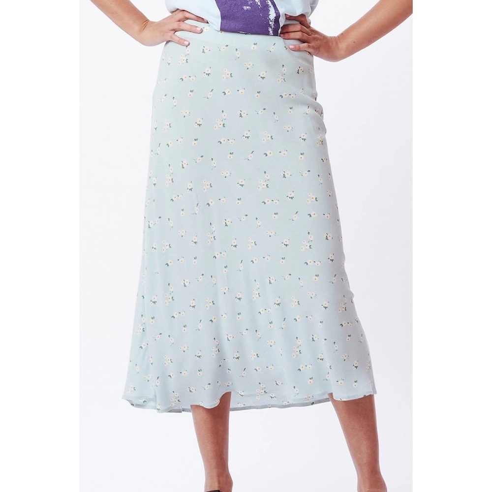 Obey Floral Midi Skirt